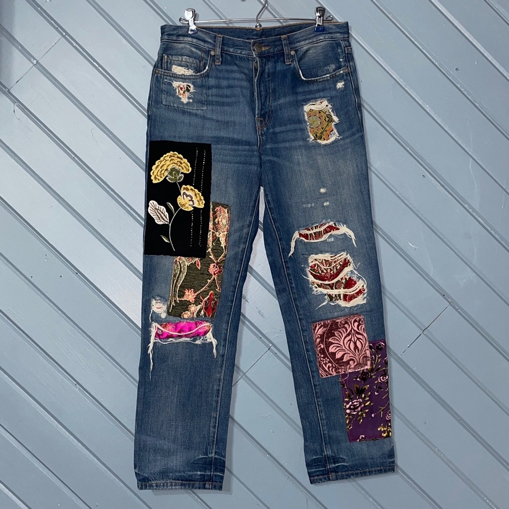 Free People Lux Boyfriend Button-Fly Jeans